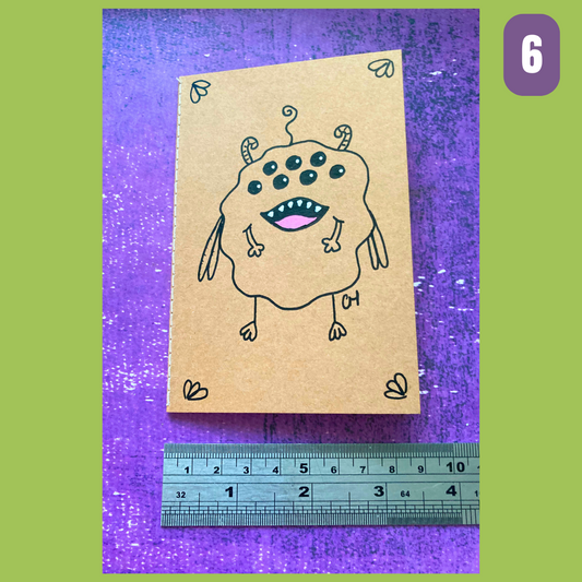 Original Drawing Monster Notebook