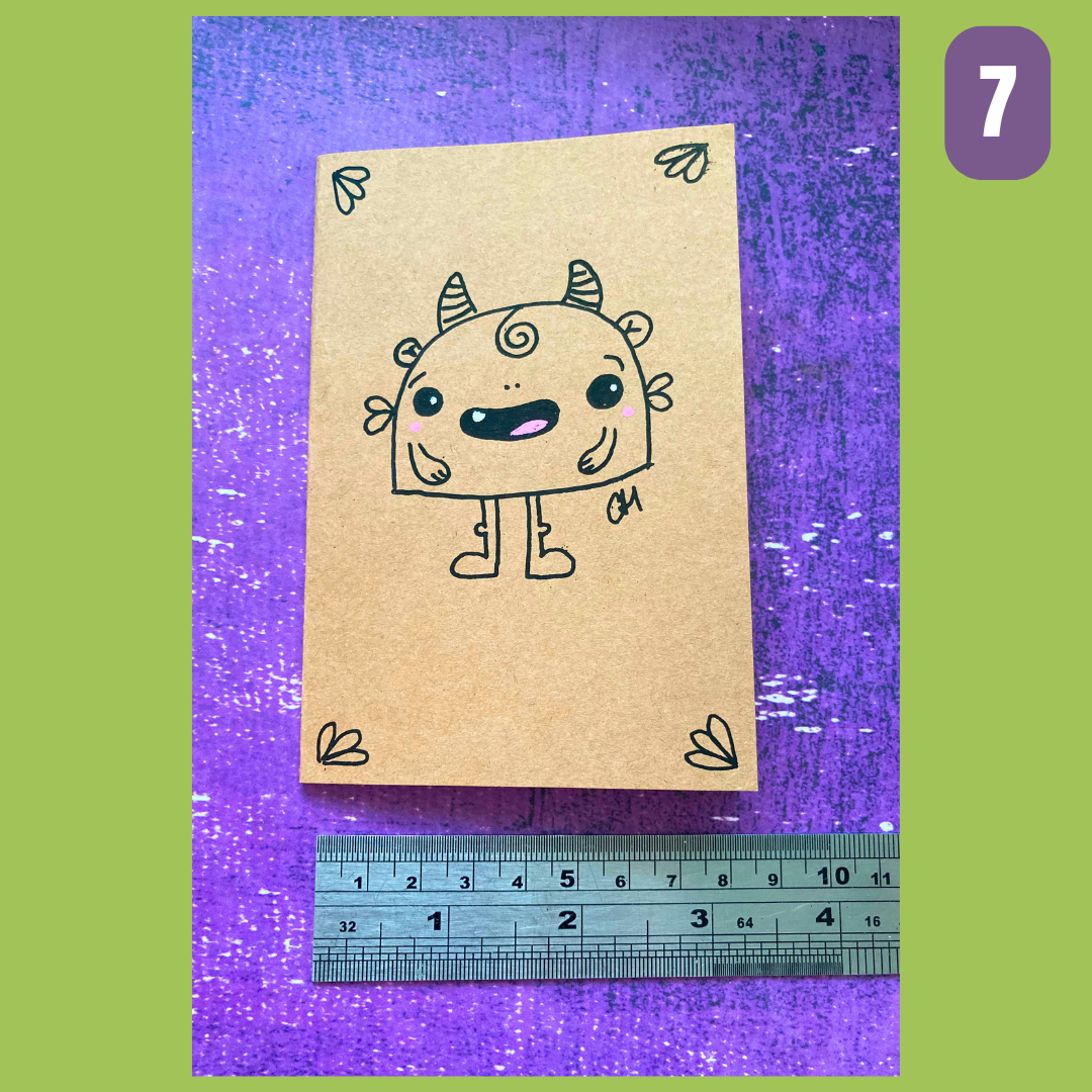 Original Drawing Monster Notebook