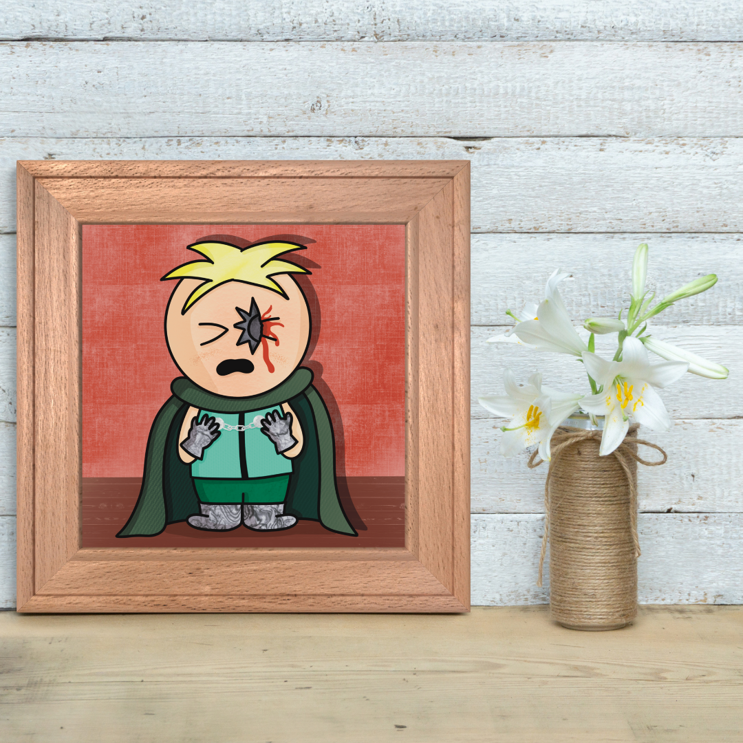 Butters Professor Chaos Fan Art Print