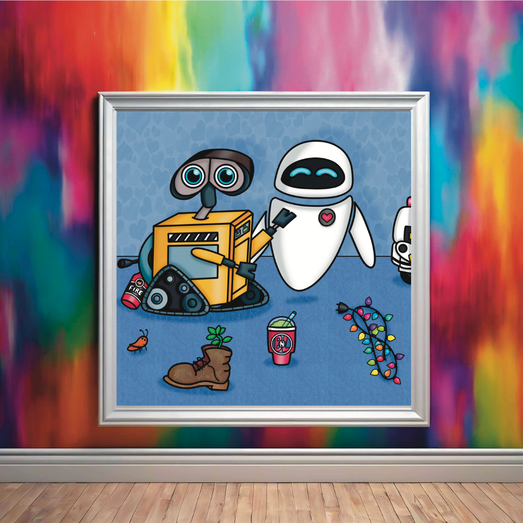 Wall-E and Eve Print