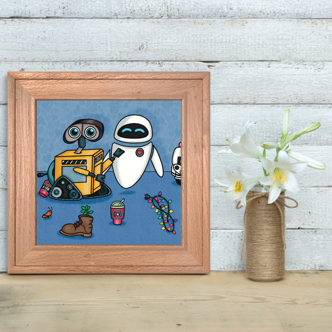 Wall-E and Eve Print