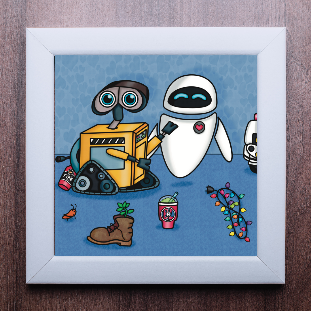 Wall-E and Eve Print