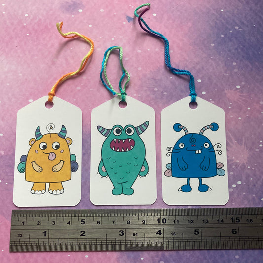 Monster Gift Tags