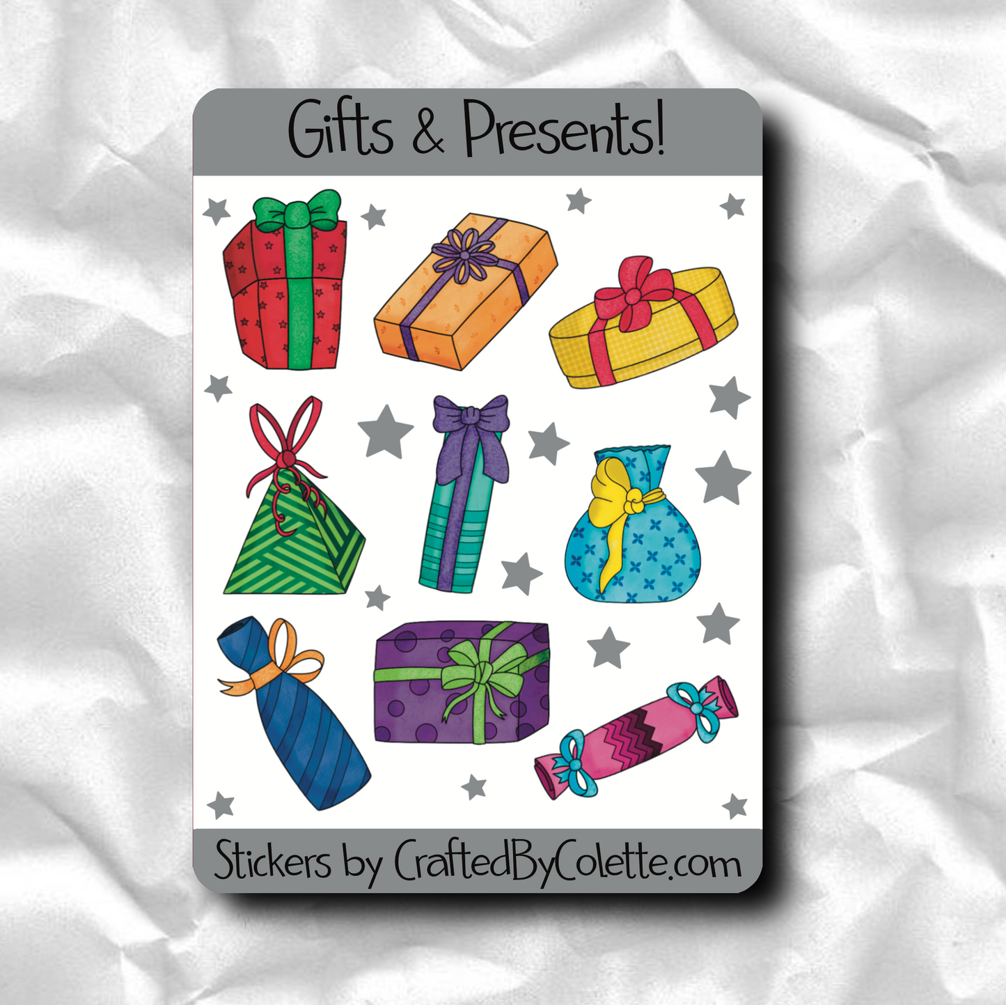 Gifts and Presents Sticker Sheet