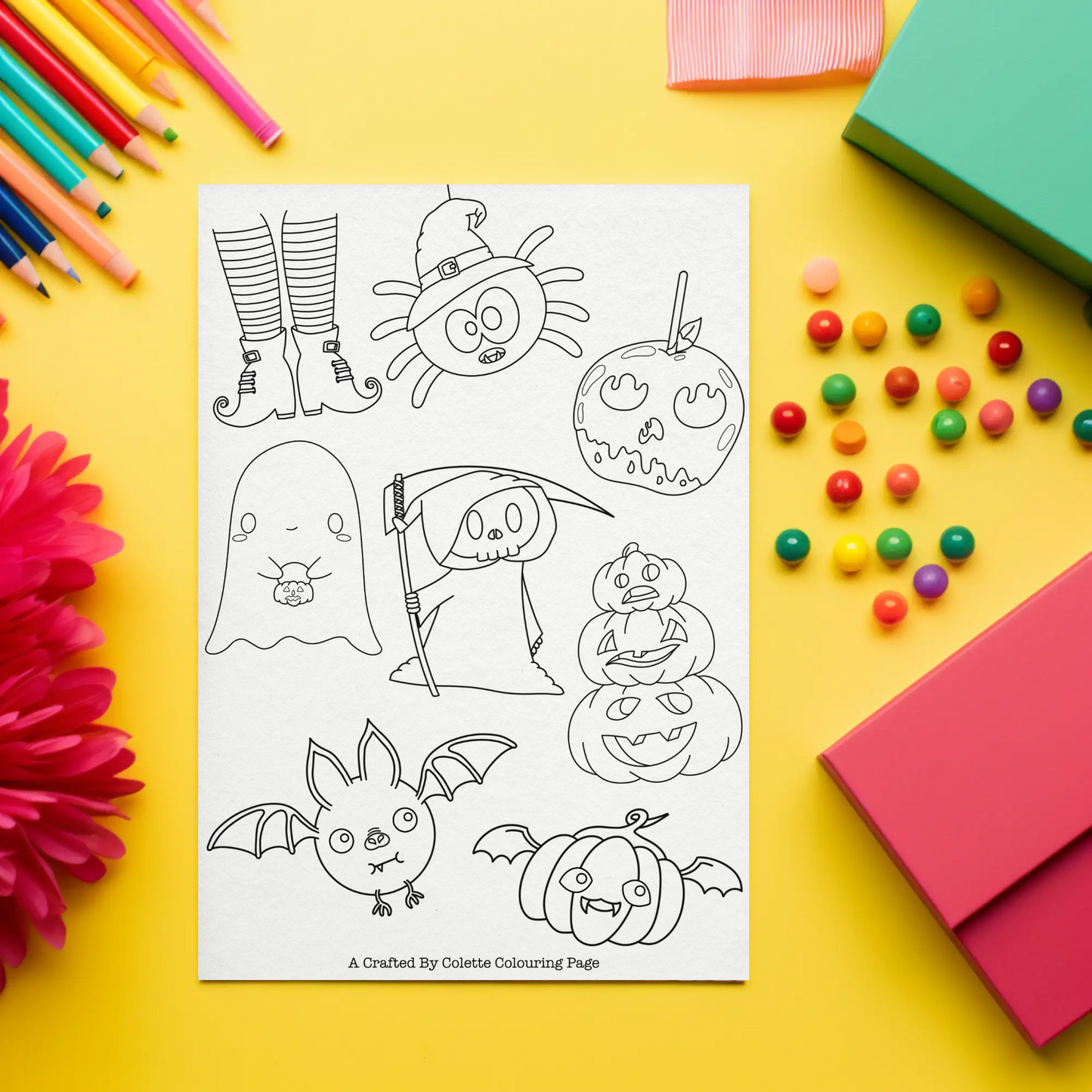 Halloween Colouring Pages