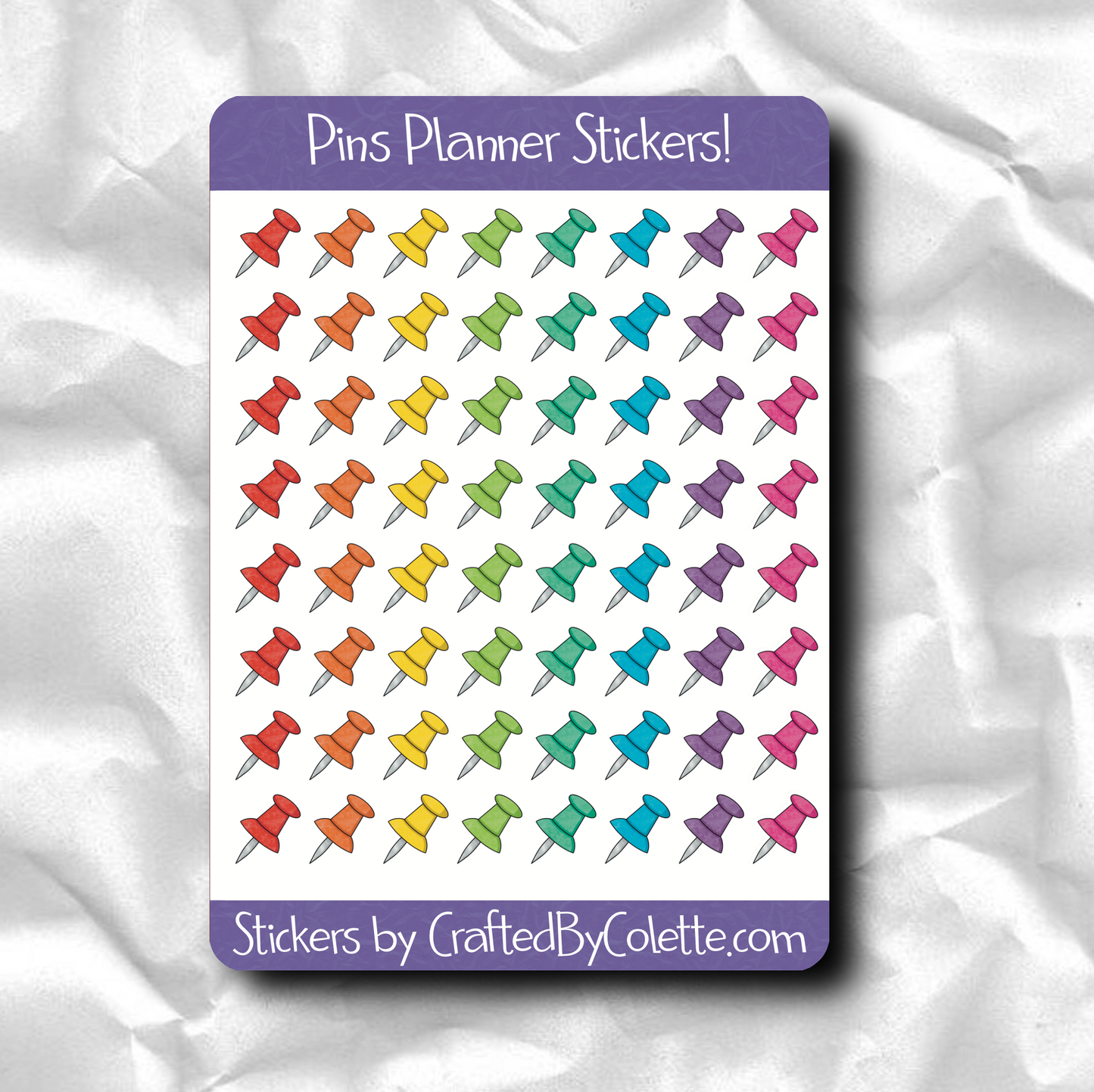 Pins Planner Stickers