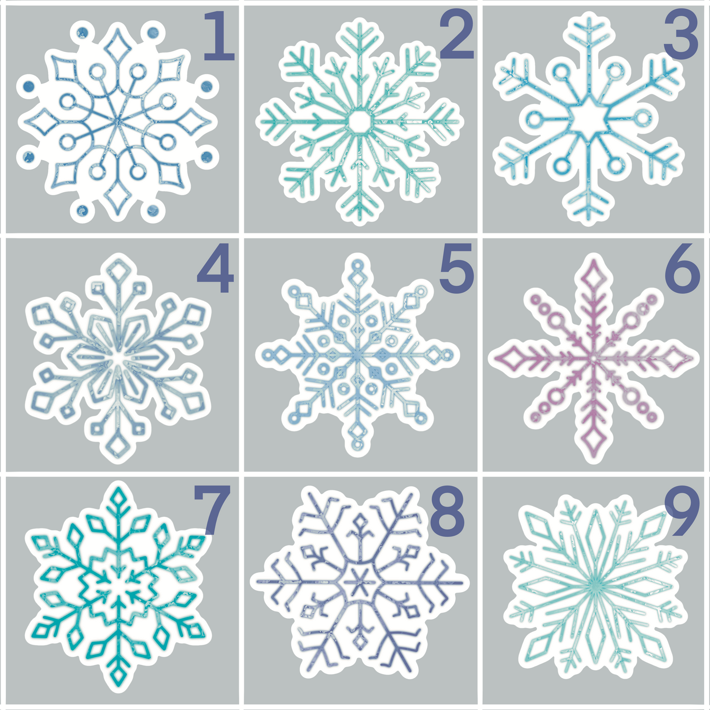 Snowflakes Stickers