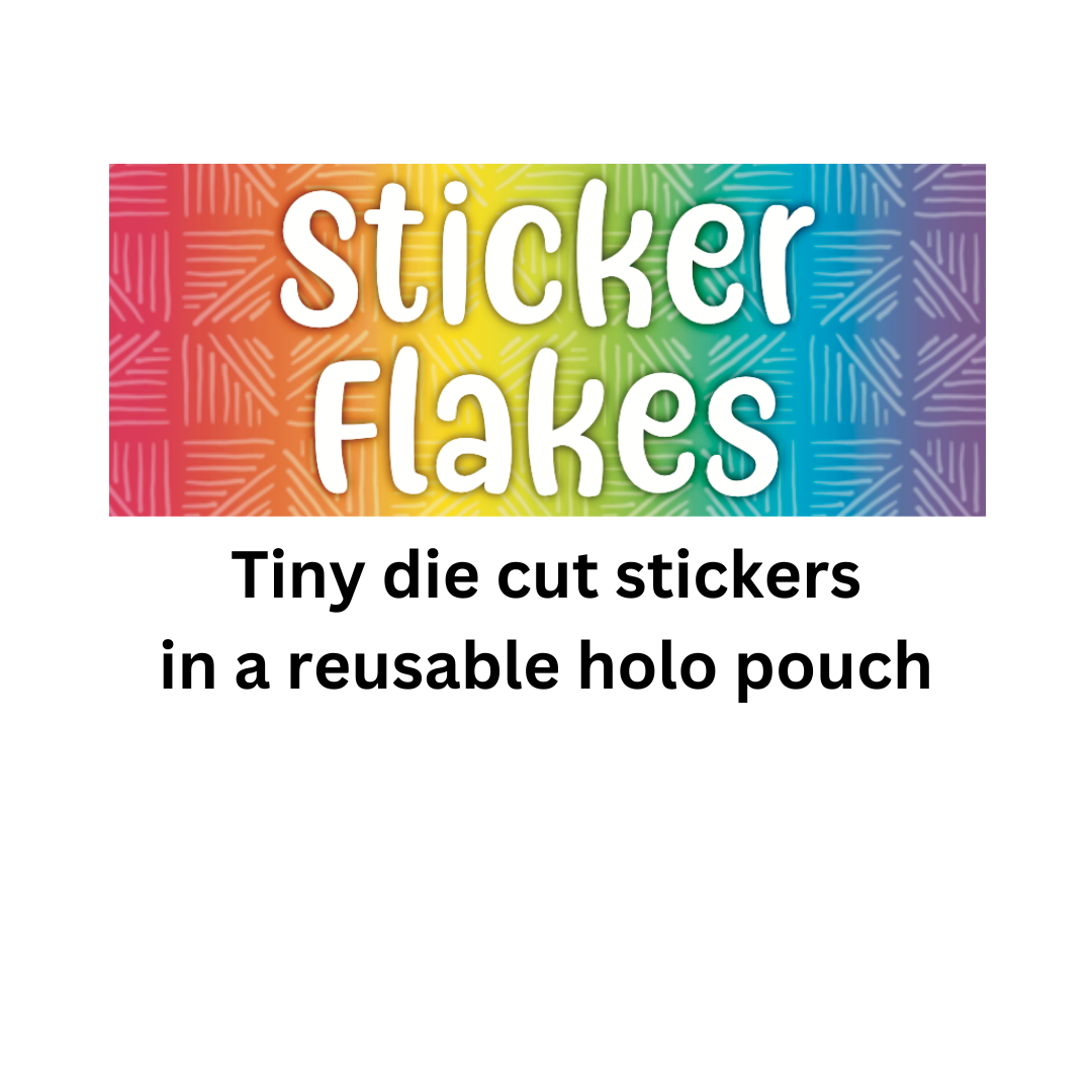 Mystery Sticker Flake Packs