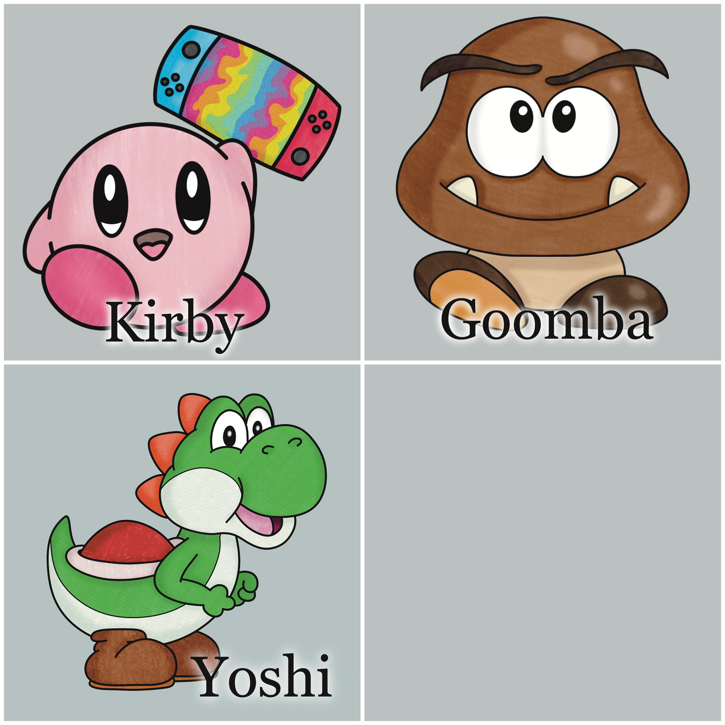 Video Game Character Stickers