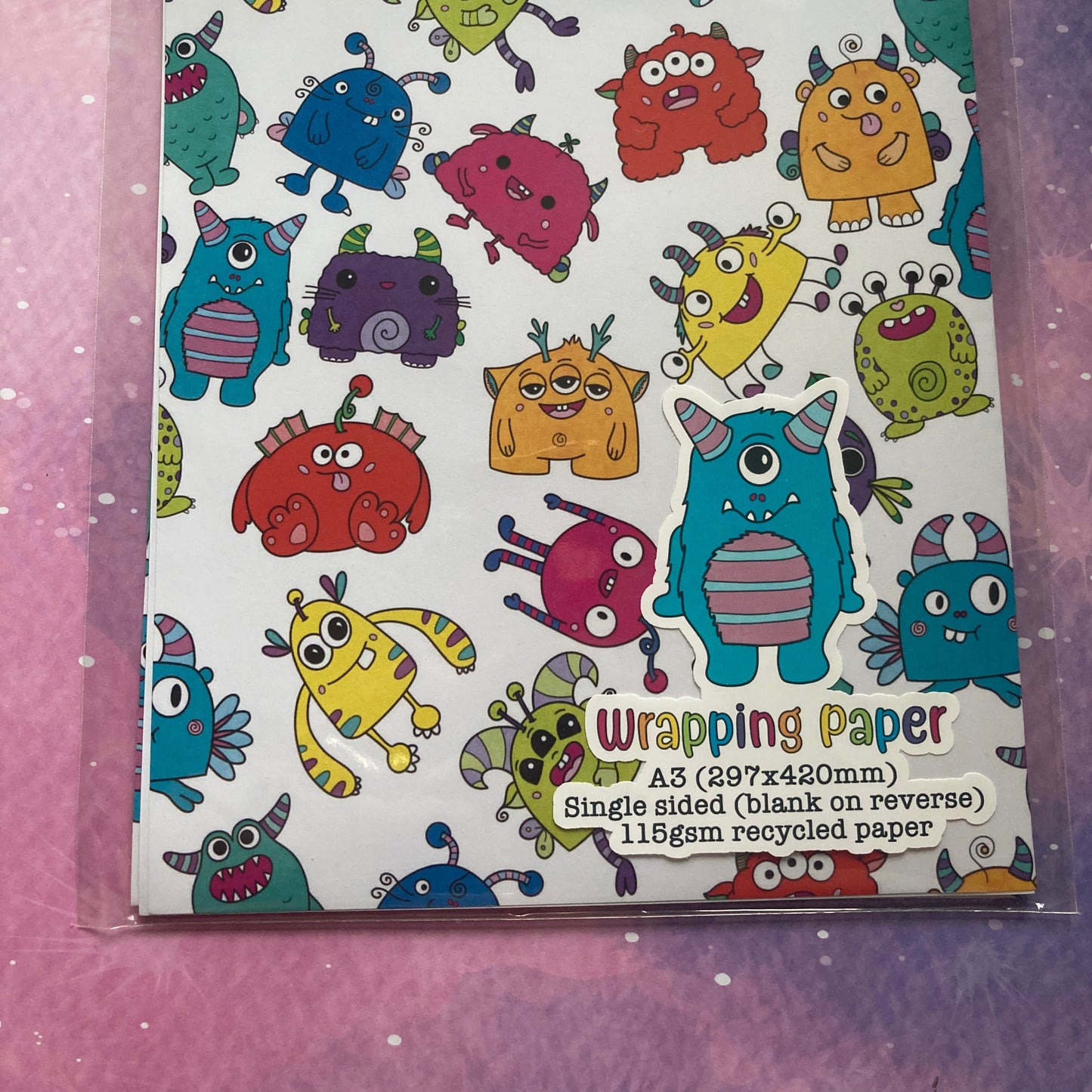 Monsters Wrapping Paper