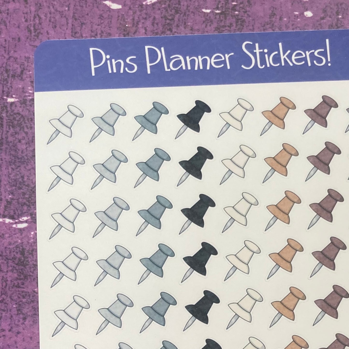 Pins Planner Stickers