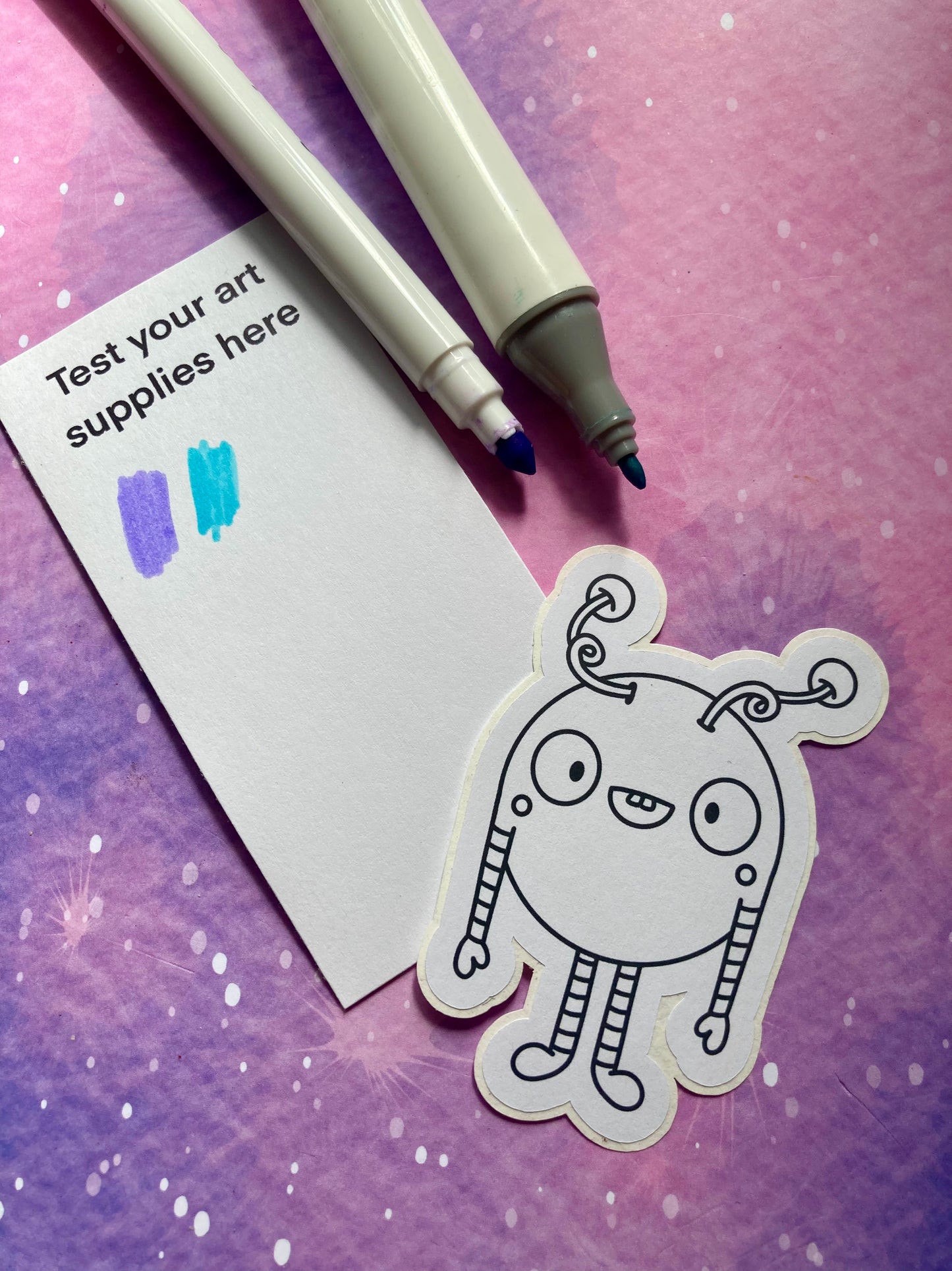 Colour Your Own Monster Stickers