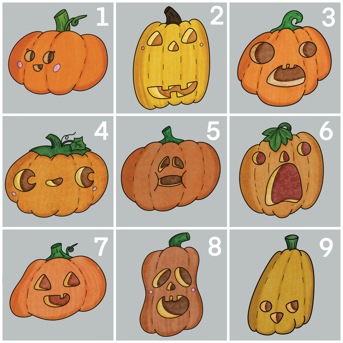 Pumpkin Stickers